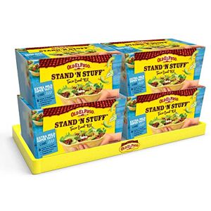 Old El Paso Stand 'N' Stuff Extra Mild Super Tasty Soft Taco Kit 329g (Pack of 4) Old El Paso Stand 'N' Stuff Extra Mild Super Tasty Soft Taco Kit 329g (Pack of 4)