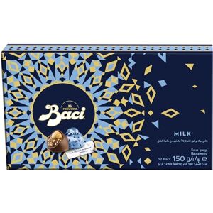 BACI Milk Gift Box, Milk Chocolate Truffles with Hazelnut, Gluten Free, 150 g (Pack of 1) BACI Milk Gift Box, Milk Chocolate Truffles with Hazelnut, Gluten Free, 150 g (Pack of 1)