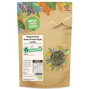 Wholefood Earth Organic Dark Green French Style Lentils 3kg GMO Free Vegan High Fibre High Protein Certified Organic Wholefood Earth Organic Dark Green French Style Lentils 3kg GMO Free Vegan High Fibre High Protein Certified Organic