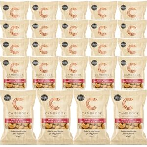 C Cambrook Extraordinary Nuts Cambrook Baked Sweet Chilli Peanuts & Cashews, 45g Bags, Pack of 24 C Cambrook Extraordinary Nuts Cambrook Baked Sweet Chilli Peanuts & Cashews, 45g Bags, Pack of 24