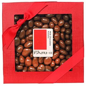 Rita Farhi Milk Chocolate Coated Raisins in a Luxury Gift Box Chocolate Coated Fruit 250g Palm Oil Free Rita Farhi Milk Chocolate Coated Raisins in a Luxury Gift Box Chocolate Coated Fruit 250g Palm Oil Free