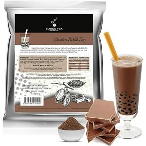 Bubble Tea House Co. Chocolate Bubble Tea Powder 1kg – 3 in 1 Instant Drink Mix – Natural Cane Sugar, Non-Dairy Creamer & Cocoa – Instant Tapioca Pearls – Gluten Free, Vegetarian – Café-Style at Home Bubble Tea House Co. Chocolate Bubble Tea Powder 1kg – 3 in 1 Instant Drink Mix – Natural Cane Sugar, Non-Dairy Creamer & Cocoa – Instant Tapioca Pearls – Gluten Free, Vegetarian – Café-Style at Home