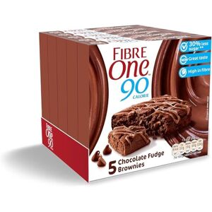 Fiber One Fibre One 90 Calorie Chocolate Fudge Brownies 7 x 4 x 24g Fiber One Fibre One 90 Calorie Chocolate Fudge Brownies 7 x 4 x 24g