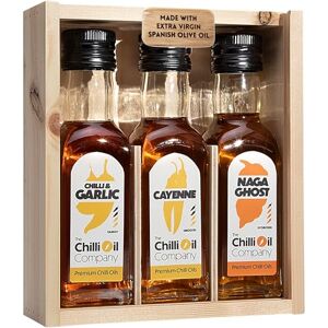 TCOC 3-in-1 Wooden Box Set of Chilli & Garlic, Naga & Cayenne Hot Sauce Made with Spanish Extra Virgin Olive Oil & Fresh Red Peppers Flavourful BBQ Sauce Set by The Chilli Oil Company TCOC 3-in-1 Wooden Box Set of Chilli & Garlic, Naga & Cayenne Hot Sauce Made with Spanish Extra Virgin Olive Oil & Fresh Red Peppers Flavourful BBQ Sauce Set by The Chilli Oil Company