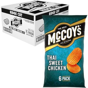McCoys McCoy's Thai Sweet Chicken Multipack Crisps 6 Pack (Pack of 20) Fully loaded with flavour, iconic ridged crisp, unmistakable crunch. McCoys McCoy's Thai Sweet Chicken Multipack Crisps 6 Pack (Pack of 20) Fully loaded with flavour, iconic ridged crisp, unmistakable crunch.