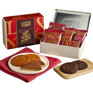 Lottie Shaw's Get Well Soon Biscuit Tin – Parkin Biscuits, Millionaire Shortbread & Flapjacks, Yorkshire Bakery Lottie Shaw's Get Well Soon Biscuit Tin – Parkin Biscuits, Millionaire Shortbread & Flapjacks, Yorkshire Bakery