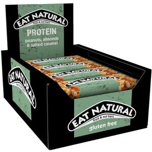 Eat Natural Protein Peanuts, Almonds & Salted Caramel Fruit & Nut Bars 12 x 40g Eat Natural Protein Peanuts, Almonds & Salted Caramel Fruit & Nut Bars 12 x 40g