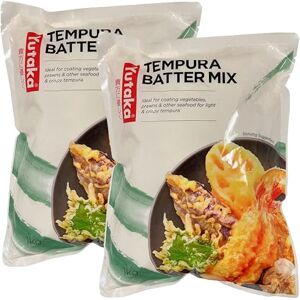 World Food Shop Yutaka Tempura Batter Mix 1kg Pack of 2 Crispy, Light & Fluffy Batter Perfect for Japanese Tempura Dishes World Food Shop Yutaka Tempura Batter Mix 1kg Pack of 2 Crispy, Light & Fluffy Batter Perfect for Japanese Tempura Dishes