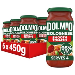 Dolmio Bolognese Smooth Tomato Pasta Sauce Jar, Bulk Multipack 6 x 450g Dolmio Bolognese Smooth Tomato Pasta Sauce Jar, Bulk Multipack 6 x 450g