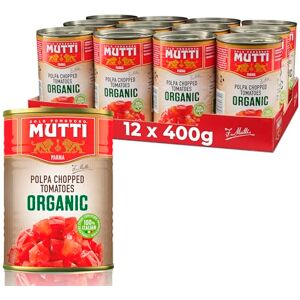 Mutti Organic Chopped Tomatoes 400g (Pack of 12) Mutti Organic Chopped Tomatoes 400g (Pack of 12)