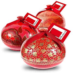 Rita Farhi Milk, Dark and White Chocolate Covered Almonds in a Handmade Papier Machè Bonbonnière Luxury Chocolate Gift Box 130 g Red New Palm Oil Free Recipe Rita Farhi Milk, Dark and White Chocolate Covered Almonds in a Handmade Papier Machè Bonbonnière Luxury Chocolate Gift Box 130 g Red New Palm Oil Free Recipe