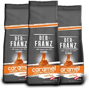 Der-Franz Coffee, flavoured with mit Caramel, Arabica and Robusta coffee beans, 3 x 500 g Der-Franz Coffee, flavoured with mit Caramel, Arabica and Robusta coffee beans, 3 x 500 g