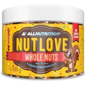 ALLNUTRITION Nutlove Whole Nuts Almonds in Milk Chocolate and Cinnamon Sugar Free Chocolates No Added Sugar Chocolate Low Calorie Sweets Healthy Snack 300g ALLNUTRITION Nutlove Whole Nuts Almonds in Milk Chocolate and Cinnamon Sugar Free Chocolates No Added Sugar Chocolate Low Calorie Sweets Healthy Snack 300g