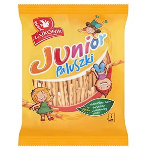 Lajkonik Paluszki Junior Sticks 180g (Pack of 11) Salted Baked Snacks, Pretzel Treats Lajkonik Paluszki Junior Sticks 180g (Pack of 11) Salted Baked Snacks, Pretzel Treats