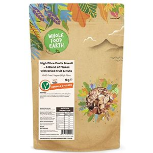 Wholefood Earth High Fibre Fruits Muesli A Blend of Flakes with Dried Fruit and Nuts 1 kg GMO Free High Fibre Wholefood Earth High Fibre Fruits Muesli A Blend of Flakes with Dried Fruit and Nuts 1 kg GMO Free High Fibre
