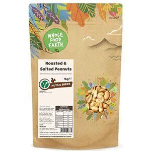 Wholefood Earth Roasted and Salted Peanuts 1 kg GMO Free Natural High Fibre Source of Protein Wholefood Earth Roasted and Salted Peanuts 1 kg GMO Free Natural High Fibre Source of Protein
