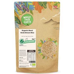 Wholefood Earth Organic Short Grain Brown Rice 3kg GMO Free Vegan Source of Fibre Certified Organic Wholefood Earth Organic Short Grain Brown Rice 3kg GMO Free Vegan Source of Fibre Certified Organic