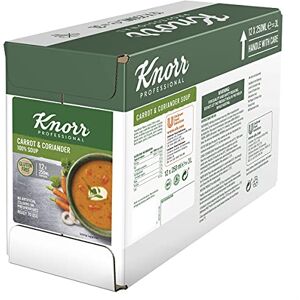 Knorr 100% Soup Carrot & Coriander, 12x250ml Portions Knorr 100% Soup Carrot & Coriander, 12x250ml Portions