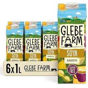 Glebe Farm Gluten Free Soya Milk, Healthy Dairy Free, Coffee Creamer & High Protein Soya Barista Milk For The Perfect Microfoam, Multipack, 6 x 1 litre Glebe Farm Gluten Free Soya Milk, Healthy Dairy Free, Coffee Creamer & High Protein Soya Barista Milk For The Perfect Microfoam, Multipack, 6 x 1 litre