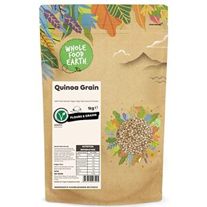 Wholefood Earth Quinoa Grain 1 kg GMO Free Natural High Fibre Source of Protein Wholefood Earth Quinoa Grain 1 kg GMO Free Natural High Fibre Source of Protein