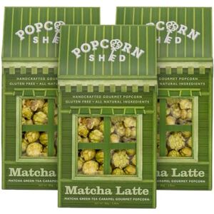 Popcorn Shed Matcha Latte Popcorn 3 Pack, Matcha Lover Snack, Movie Night Snack, 3 x Shed 80g Popcorn Shed Matcha Latte Popcorn 3 Pack, Matcha Lover Snack, Movie Night Snack, 3 x Shed 80g