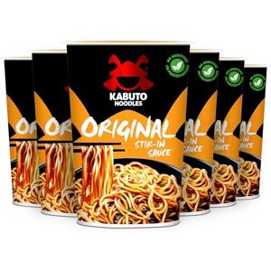 Kabuto Noodles Original Stir-In Wok Style 6 x 90g Premium Instant Noodles Authentic Asian Flavour Vegetarian & Made with all Natural Ingredients Gourmet B-Corp Kabuto Noodles Original Stir-In Wok Style 6 x 90g Premium Instant Noodles Authentic Asian Flavour Vegetarian & Made with all Natural Ingredients Gourmet B-Corp