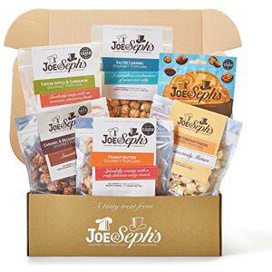 Joe & Seph's Joe & Sephs Movie Night In Box (1x500g) Chocolate Bites and Gourmet Popcorn, 7 flavours, movie night snacks, gifts for men and women, air-popped, sweet and salty flavours Joe & Seph's Joe & Sephs Movie Night In Box (1x500g) Chocolate Bites and Gourmet Popcorn, 7 flavours, movie night snacks, gifts for men and women, air-popped, sweet and salty flavours