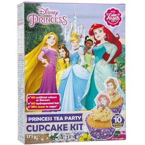 Matthew Walker Cake Angels Disney Princess Tea Party Cupcake Kit, Includes Sponge Mix, Icing & Decorations, No Artificial Colours or Flavours, 171 g (Pack of 6 Boxes) Matthew Walker Cake Angels Disney Princess Tea Party Cupcake Kit, Includes Sponge Mix, Icing & Decorations, No Artificial Colours or Flavours, 171 g (Pack of 6 Boxes)