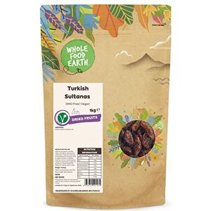 Wholefood Earth Turkish Sultanas 1 kg GMO Free Wholefood Earth Turkish Sultanas 1 kg GMO Free