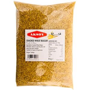 AKSOY Cracked Wheat Coarse Bulgur 1KG Natural, Whole Grain, and Nutritious Bulgur, Perfect for Cooking, Soups, and Pilafs with Exceptional Taste and Texture! (Packaging May Vary) AKSOY Cracked Wheat Coarse Bulgur 1KG Natural, Whole Grain, and Nutritious Bulgur, Perfect for Cooking, Soups, and Pilafs with Exceptional Taste and Texture! (Packaging May Vary)