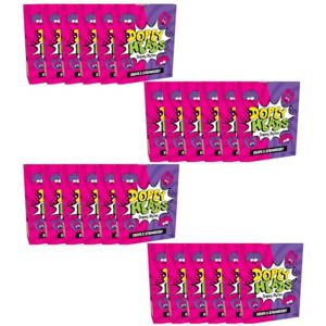 Dopey Heads Dopey Bytes HALAL Grape & Strawberry Crunchy Bytes Tiny Candy Pack of 24 Weight 40g (1.41 oz) Each Grape & Strawberry Dopey Heads Dopey Bytes HALAL Grape & Strawberry Crunchy Bytes Tiny Candy Pack of 24 Weight 40g (1.41 oz) Each Grape & Strawberry