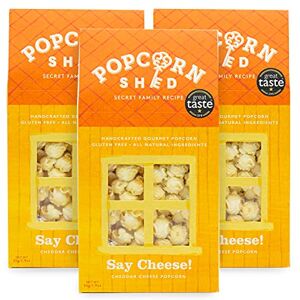 Popcorn Shed Say Cheddar Cheese Gourmet Popcorn (3 x 80g) Cheddar Cheese Gourmet Popcorn, Easy & Low Calorie Snack, Perfect for Parties, Movie Nights & Gifting Popcorn Shed Say Cheddar Cheese Gourmet Popcorn (3 x 80g) Cheddar Cheese Gourmet Popcorn, Easy & Low Calorie Snack, Perfect for Parties, Movie Nights & Gifting