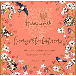 Holdsworth Handmade English chocolates Holdsworth Chocolates Occasions Collection Congratulations Box Filled with Handmade Truffles and Assorted Milk, Dark and White Chocolates 200g Holdsworth Handmade English chocolates Holdsworth Chocolates Occasions Collection Congratulations Box Filled with Handmade Truffles and Assorted Milk, Dark and White Chocolates 200g