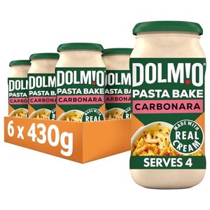 Dolmio Pasta Bake Carbonara Pasta Sauce Jar, Bulk Multipack 6 x 430g Dolmio Pasta Bake Carbonara Pasta Sauce Jar, Bulk Multipack 6 x 430g