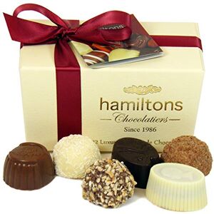 Hamiltons Ivory Luxury Belgian Ballotin 12 Handmade Chocolates Gift Box Hamiltons Ivory Luxury Belgian Ballotin 12 Handmade Chocolates Gift Box