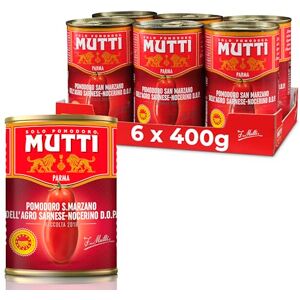 Mutti San Marzano peeled tomatoes, 6x 400g Mutti San Marzano peeled tomatoes, 6x 400g