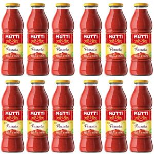 Mutti – Passata, Sieved Tomatoes, 400g, (Pack of 12) Mutti – Passata, Sieved Tomatoes, 400g, (Pack of 12)