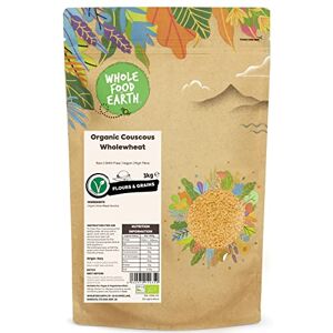 Wholefood Earth Organic Couscous Wholewheat – 3 kg Raw GMO Free Vegan High Fibre Certified Organic Wholefood Earth Organic Couscous Wholewheat – 3 kg Raw GMO Free Vegan High Fibre Certified Organic