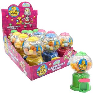 Candy Mini Gumball Machine, Assorted Fruit Flavour Interactive Sweet, 35 g (Pack of 12) Candy Mini Gumball Machine, Assorted Fruit Flavour Interactive Sweet, 35 g (Pack of 12)