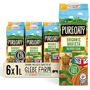 Glebe Farm PureOaty Organic Barista Oat Milk, Vegan, Gluten-Free Milk, Vegan Coffee Creamer & High Protein Plant Milk, Non-Dairy (1L 6-Pack) Glebe Farm PureOaty Organic Barista Oat Milk, Vegan, Gluten-Free Milk, Vegan Coffee Creamer & High Protein Plant Milk, Non-Dairy (1L 6-Pack)