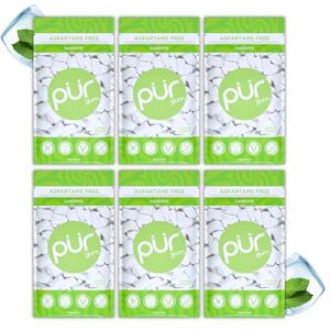 Pur Gum Sugar Free Chewing Gum - Vegan, Aspartame Free Pur Gum Sugar Free Chewing Gum - Vegan, Aspartame Free