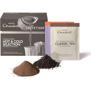 Hotel Chocolat Hot & Cold Drinking Chocolate Selection Box Luxury Chocolate Flakes Pack of 10 Single-Serve Sachets, 310g Suitable for Vegetarians Hotel Chocolat Hot & Cold Drinking Chocolate Selection Box Luxury Chocolate Flakes Pack of 10 Single-Serve Sachets, 310g Suitable for Vegetarians