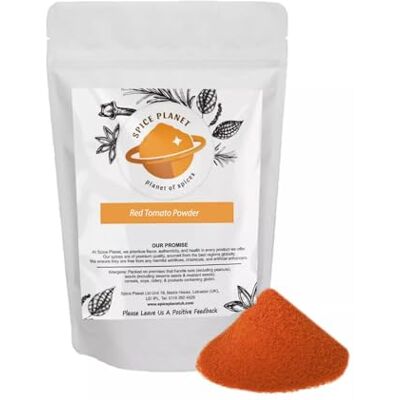 Spice Planet Tomato Tomatoe Powder Fine Premium Quality by ® 25g-1.9kg (950 Grams) Spice Planet Tomato Tomatoe Powder Fine Premium Quality by ® 25g-1.9kg (950 Grams)