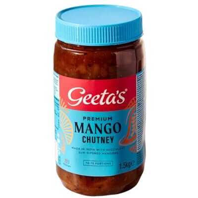 Geeta's - Mango Chutney - Medium - 1.5kg - Chutney Geeta's - Mango Chutney - Medium - 1.5kg - Chutney