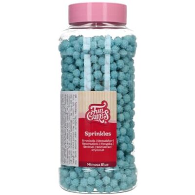FunCakes Mimosa Blue: Sugar Sprinkles for Decorating Cakes, Cupcakes and More Edible Decoration for Birthday, Baby Shower and Gender Reveal 500 g FunCakes Mimosa Blue: Sugar Sprinkles for Decorating Cakes, Cupcakes and More Edible Decoration for Birthday, Baby Shower and Gender Reveal 500 g