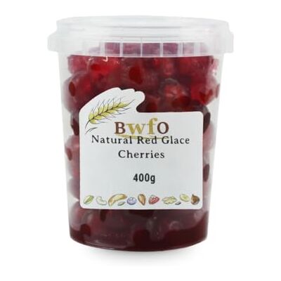 Buy Whole Foods Online Glace Cherries, Natural Colour Red 400g Buy Whole Foods Online Glace Cherries, Natural Colour Red 400g
