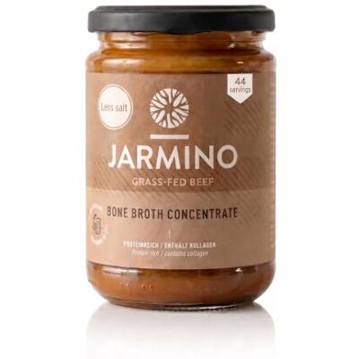 JARMINO Organic Beef Bone Broth Concentrate Less Salt 440g, 44 Servings JARMINO Organic Beef Bone Broth Concentrate Less Salt 440g, 44 Servings
