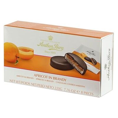 Bella & Co. Anthon Bergs Apricot in Brandy Marzipan and Dark Chocolate Gift Sets Christmas Tree Chocolates Gifts Boxes of Chocolates Christmas Stocking Fillers 220g Bella & Co. Anthon Bergs Apricot in Brandy Marzipan and Dark Chocolate Gift Sets Christmas Tree Chocolates Gifts Boxes of Chocolates Christmas Stocking Fillers 220g
