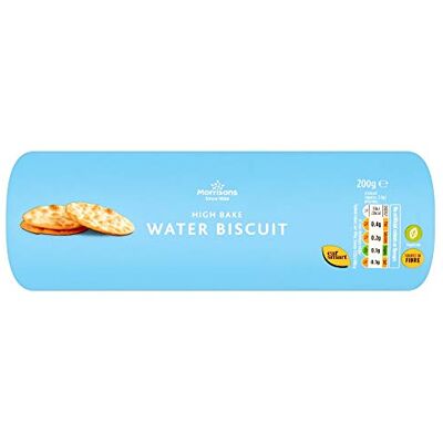 Morrisons High Bake Water Biscuits, 200 g, Pack of 12 Morrisons High Bake Water Biscuits, 200 g, Pack of 12