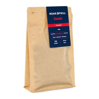 Roar Gill Whole Bean Coffee – Medium Roast – Plum, Caramel, Marzipan – Ethically Sourced & Small-Batch Roasted Roar Gill Whole Bean Coffee – Medium Roast – Plum, Caramel, Marzipan – Ethically Sourced & Small-Batch Roasted